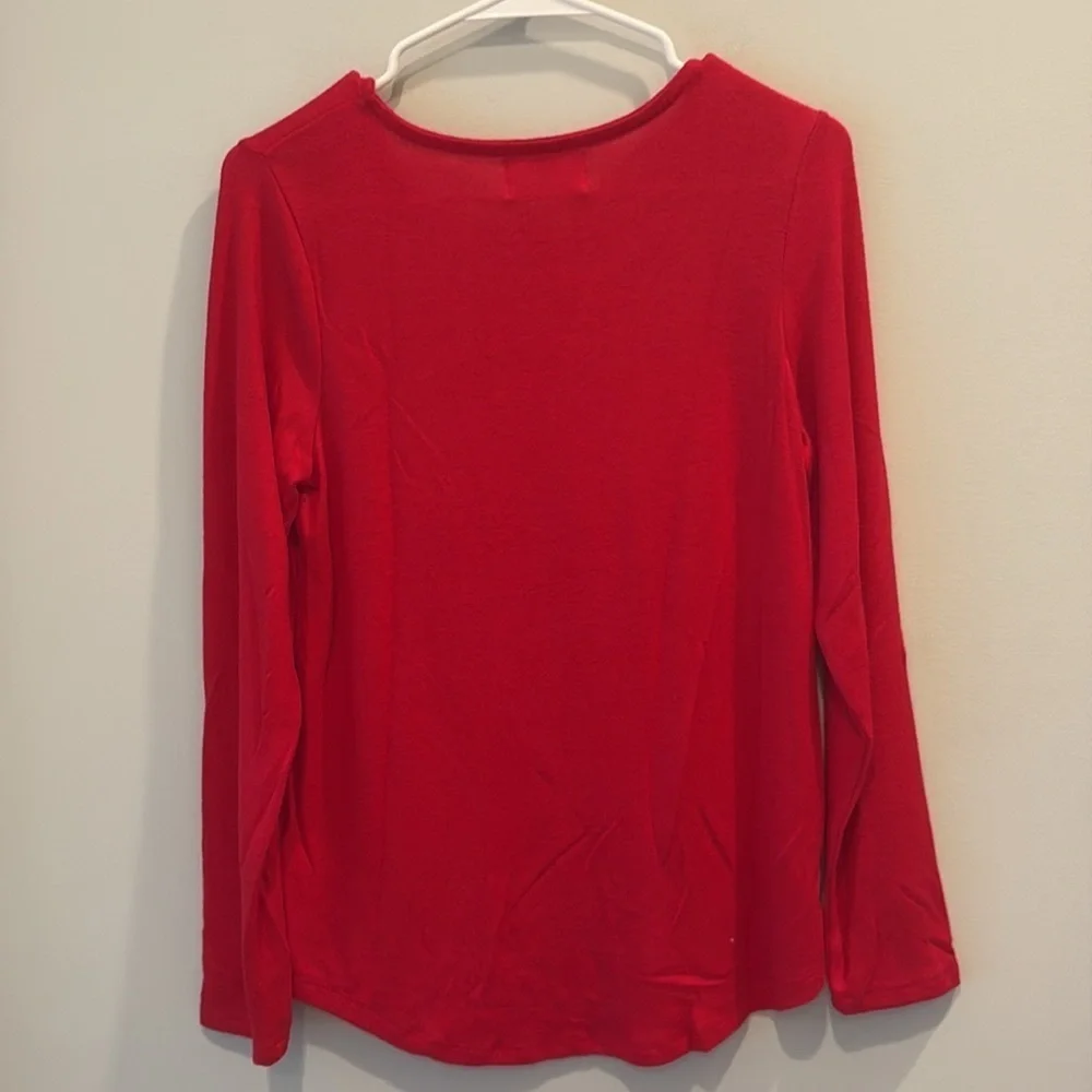 Old Navy - Girls long sleeve sweater | shirt - size XL (14-16).  Red